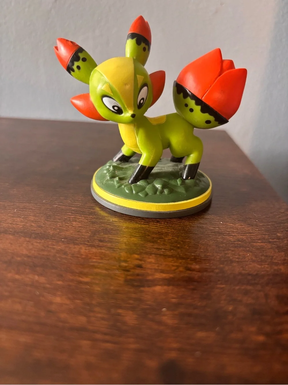 Green & Orange Fox Figurine Kids Toy - Collectible Play Figure- PRODIGY SET OF 4